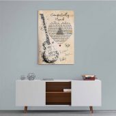 Pink Floyd Canvas Comfortably Numb Lyrics Band Signatures Vertical2 1 - OtherBrick