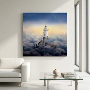 Pink Floyd Canvas - Endless River Lighthouse Pink Floyd Canvas - Endless River Lighthouse