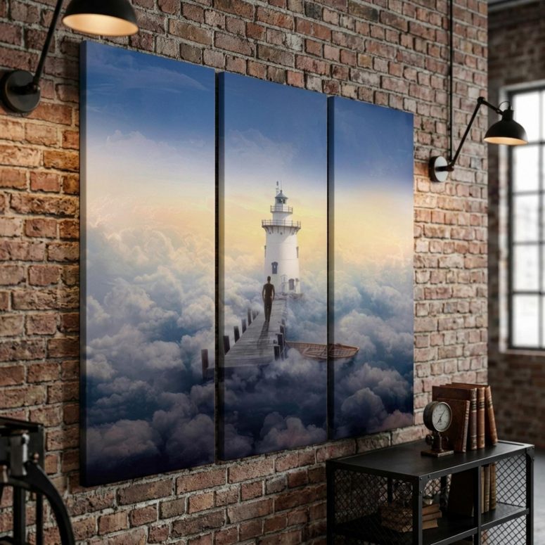 Pink Floyd Canvas - Endless River Lighthouse