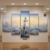 Pink Floyd Canvas - Endless River Lighthouse