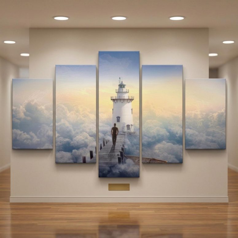 Pink Floyd Canvas - Endless River Lighthouse