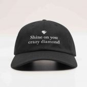 Pink Floyd Dad Cap Embroidered Hat - Shine On You Crazy Diamond