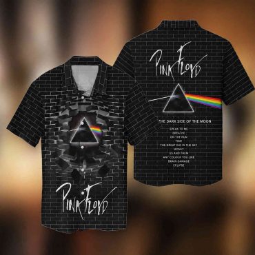 Pink Floyd Hawaiian Shirt - Dark Side Breakthrough Album Songs
