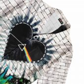 Pink Floyd Hawaiian Shirt – Heart Dark Side Of The Moon Money Lyrics All Over Tie Dye Print Hawaiian Shirt Pocket - OtherBrick