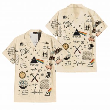 Pink Floyd Hawaiian Shirt – Take Note Legend Icons DSOTM WYWH Hammer Animals