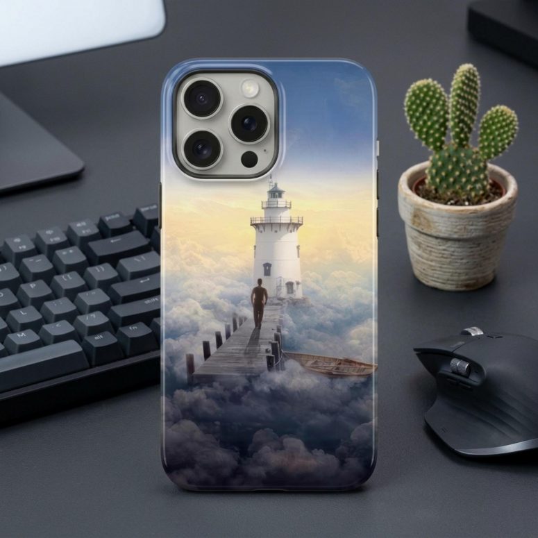 Pink Floyd Phone Case - Endless River Lighthouse Pink Floyd Phone Case - Endless River Lighthouse