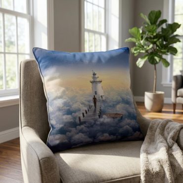 Pink Floyd Pillow Cover - Endless River Lighthouse