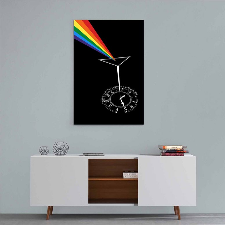 Pink Floyd Poster - Time Dark Side Of The Moon