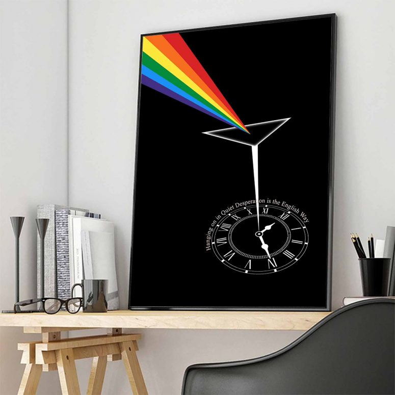 Pink Floyd Poster - Time Dark Side Of The Moon