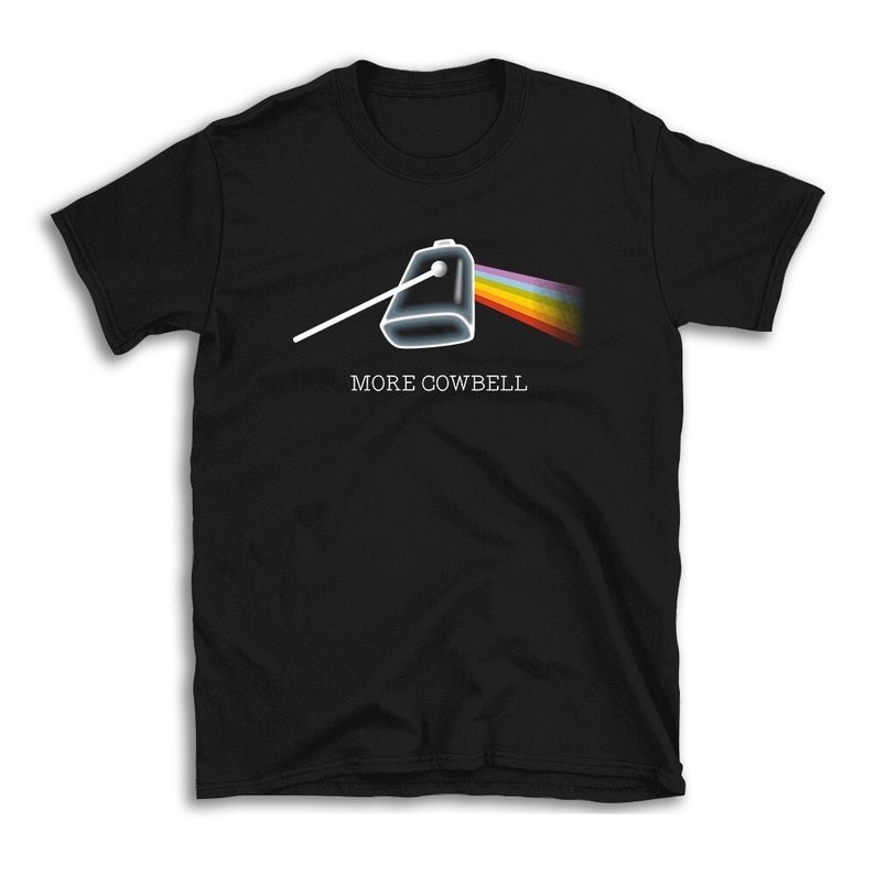 Pink Floyd Shirt - Dark Side Of The Cowbell Pink Floyd Shirt - Dark Side Of The Cowbell