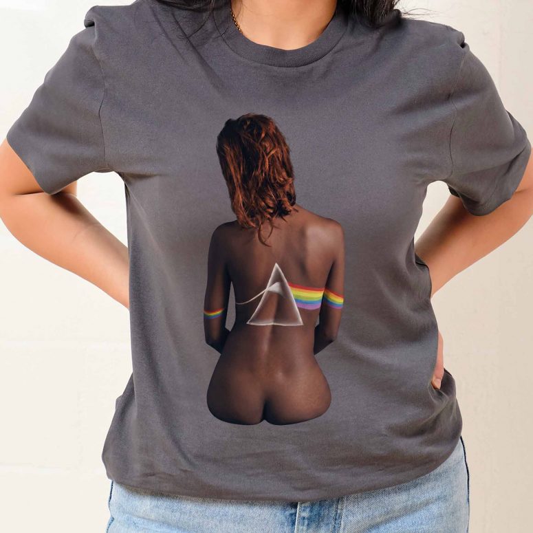 Pink Floyd Shirt - Dark Side Of The Moon Back Art Pink Floyd Shirt - Dark Side Of The Moon Back Art