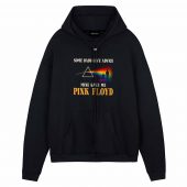 Pink Floyd Shirt Some Dads Give Advice Mine Gave Me Pink Floyd Father S Day Front Hoodie Black - OtherBrick
