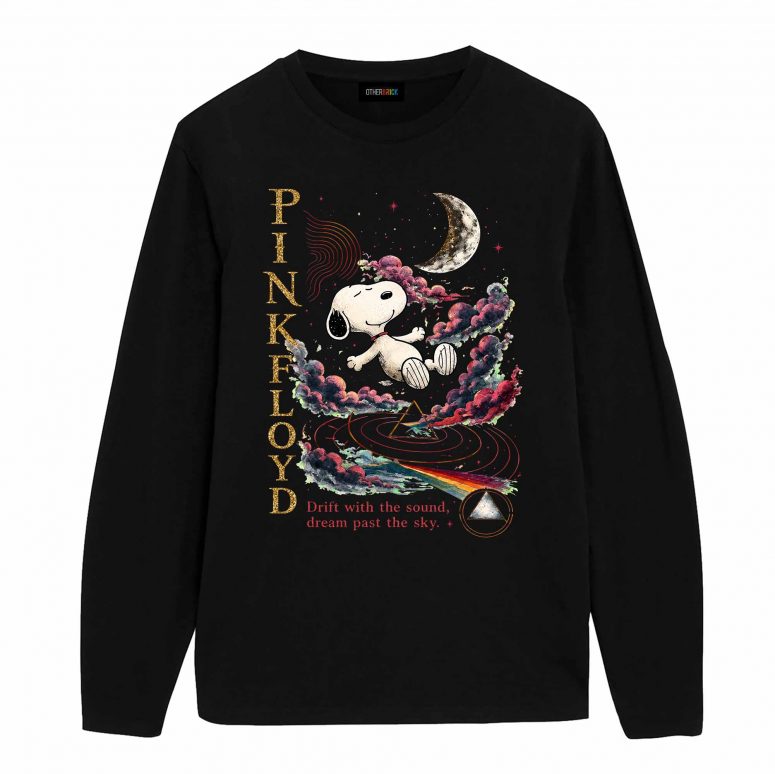 Pink Floyd Shirt - Snoopy Drift With The Sound Dream Past The Sky