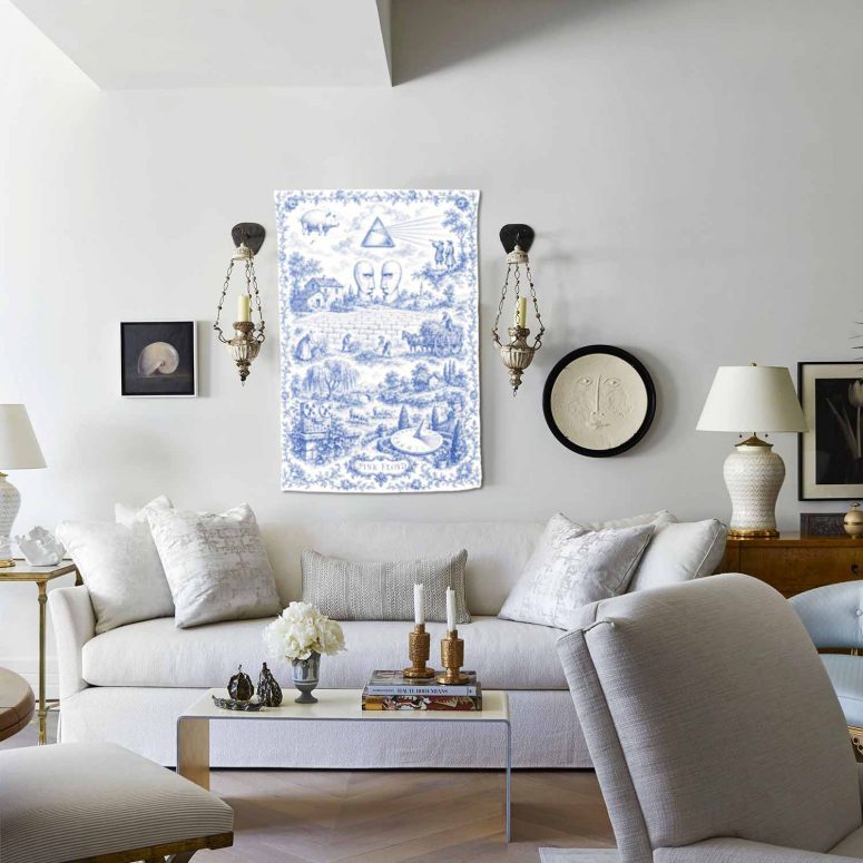 Pink Floyd Tapestry - Dark Side of the Countryside French Toile Print Style Pink Floyd Tapestry - Dark Side of the Countryside French Toile Print Style