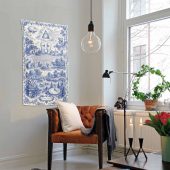 Pink Floyd Tapestry - Dark Side of the Countryside French Toile Print Style