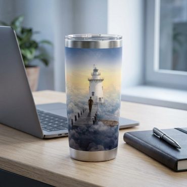 Pink Floyd Tumbler - Endless River Lighthouse