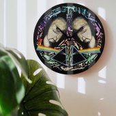 Pink Floyd Wooden Clock - The Division Bell Dark Side Of The Moon Pink Floyd Wooden Clock - The Division Bell Dark Side Of The Moon