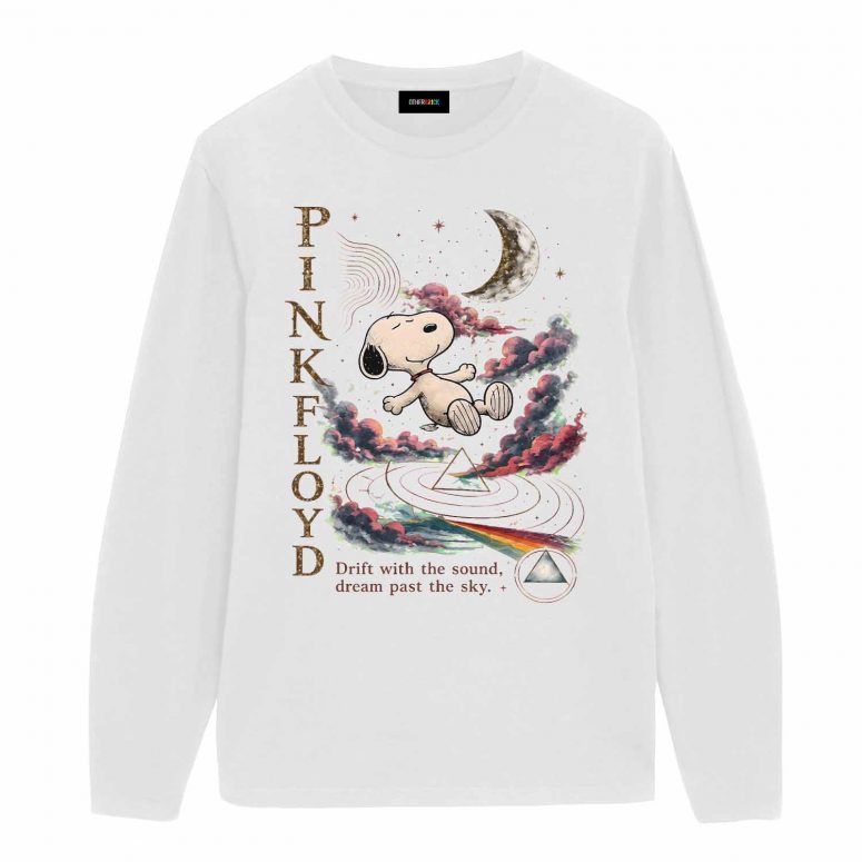 Pink Floyd Shirt - Snoopy Drift With The Sound Dream Past The Sky