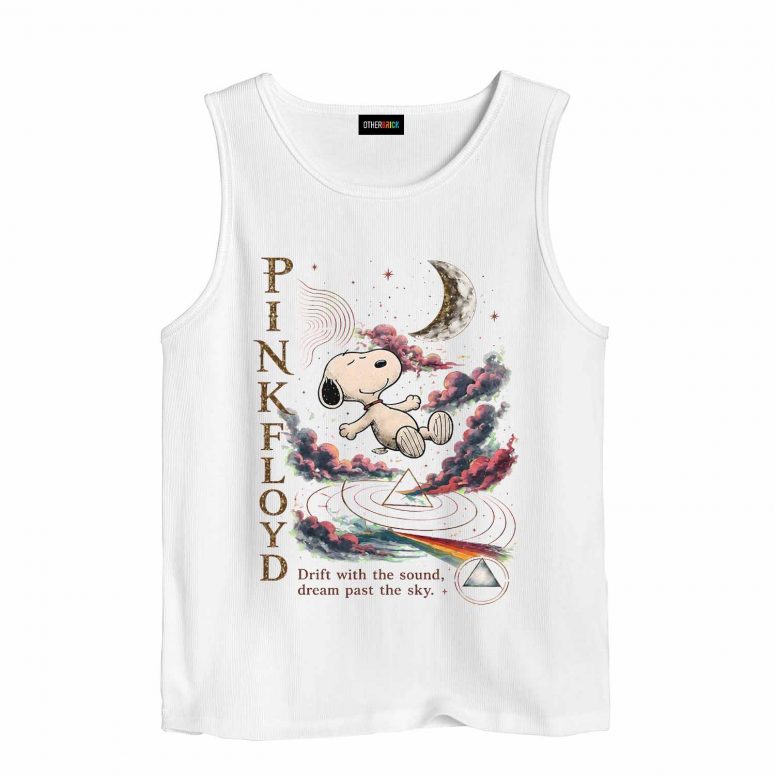 Pink Floyd Shirt - Snoopy Drift With The Sound Dream Past The Sky
