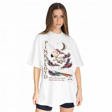 Pink Floyd Shirt - Snoopy Drift With The Sound Dream Past The Sky