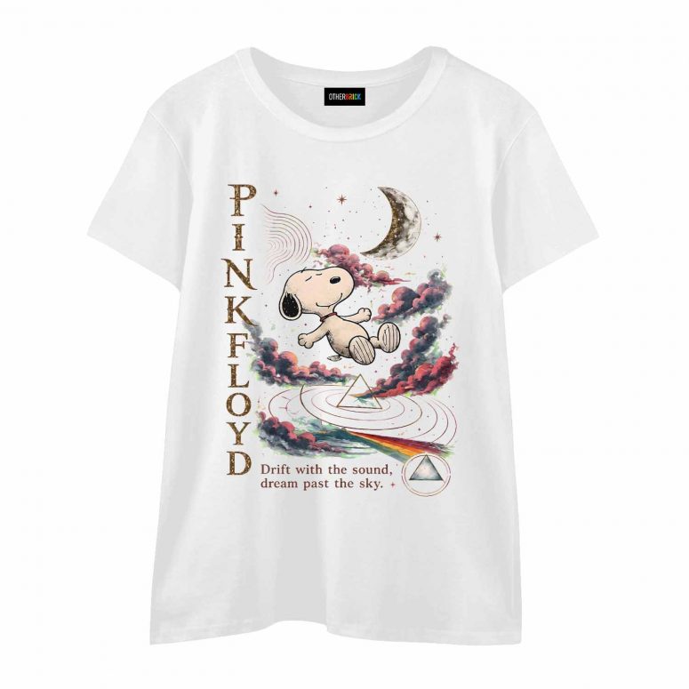Pink Floyd Shirt - Snoopy Drift With The Sound Dream Past The Sky