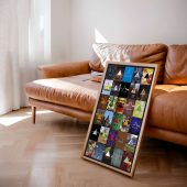 Pink Floyd Poster - Album Dark Side Of The Moon Collage Pink Floyd Poster - Album Dark Side Of The Moon Collage