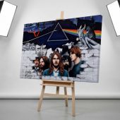 Pink Floyd Canvas - Pink Floyd Member and Album WYWH DSOTM