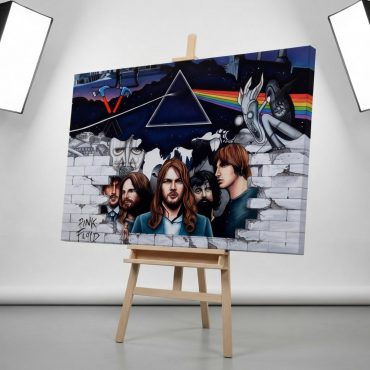 Pink Floyd Canvas - Pink Floyd Member and Album WYWH DSOTM Pink Floyd Canvas - Pink Floyd Member and Album WYWH DSOTM