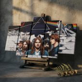 Pink Floyd Canvas - Pink Floyd Member and Album WYWH DSOTM
