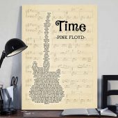 Pink Floyd Canvas - Times Lyrics Tired Of Lying In The Sunshine