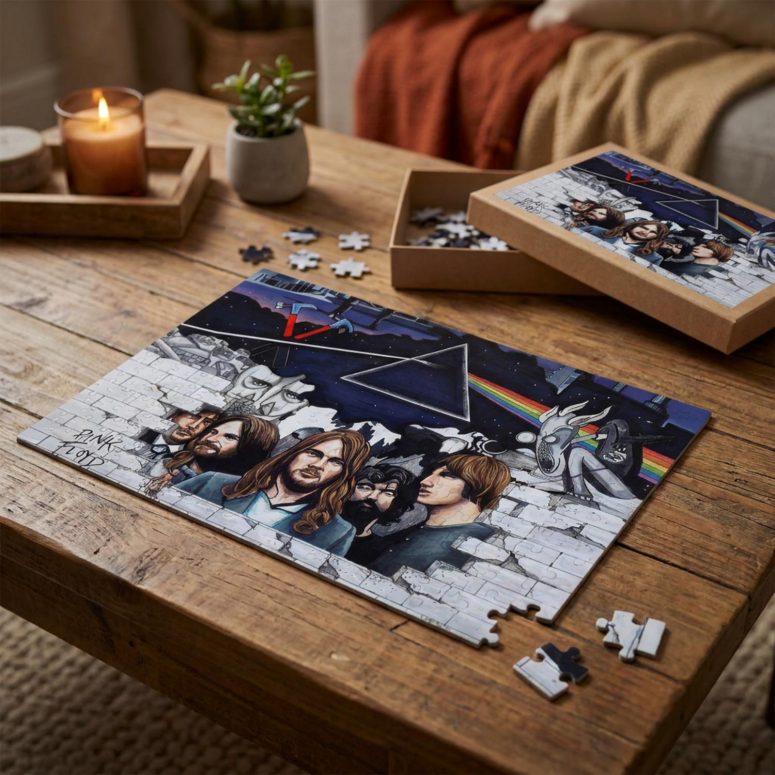 Pink Floyd Puzzle - Pink Floyd Member and Album WYWH DSOTM Pink Floyd Puzzle - Pink Floyd Member and Album WYWH DSOTM