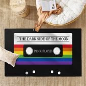 Pink Floyd Rug - The Dark Side Of The Moon Retro Cassette
