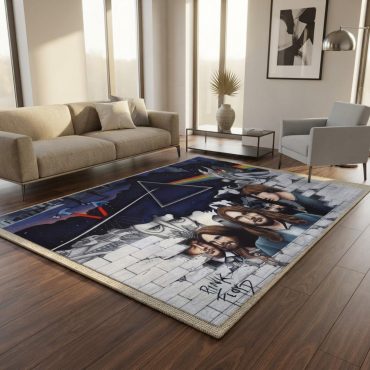 Pink Floyd Rug - Pink Floyd Member and Album WYWH DSOTM