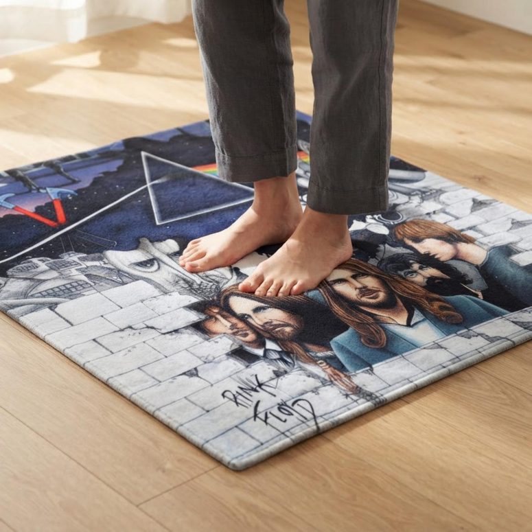 Pink Floyd Rug - Pink Floyd Member and Album WYWH DSOTM Pink Floyd Rug - Pink Floyd Member and Album WYWH DSOTM