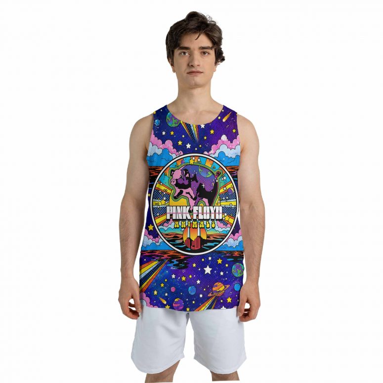 Pink Floyd Shirt - Animals Pig Cartoon Galaxy Pink Floyd Shirt - Animals Pig Cartoon Galaxy