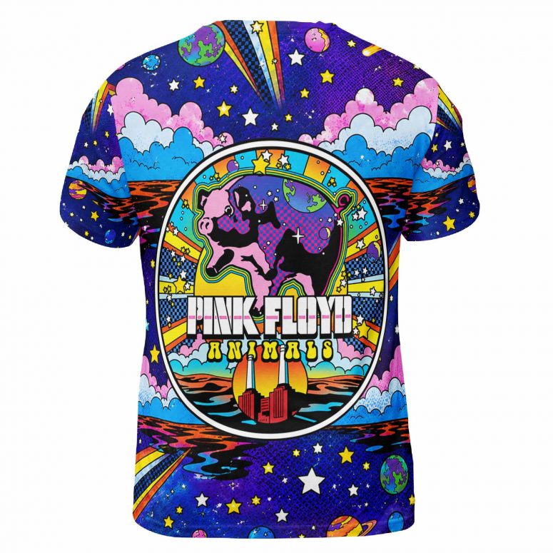Pink Floyd Shirt - Animals Pig Cartoon Galaxy Pink Floyd Shirt - Animals Pig Cartoon Galaxy