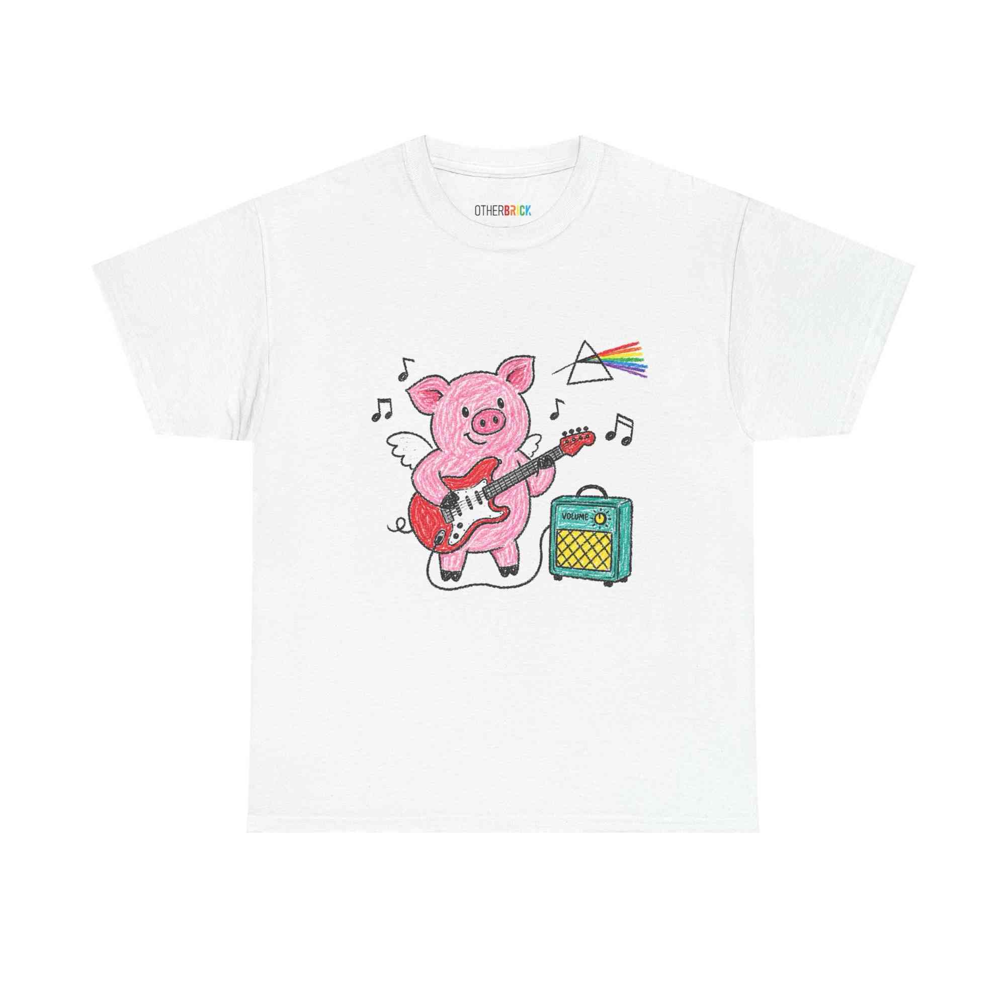 Pink Floyd Shirt - Crayon Another Pig In he Band Pink Floyd Shirt - Crayon Another Pig In he Band