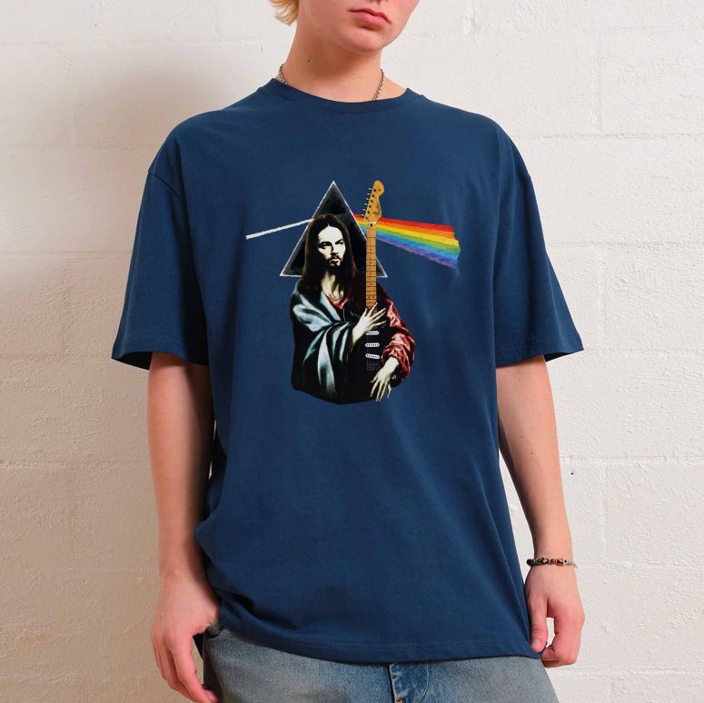 Pink Floyd Shirt - David Gilmour Jesus Dark Side Of The Moon Pink Floyd Shirt - David Gilmour Jesus Dark Side Of The Moon