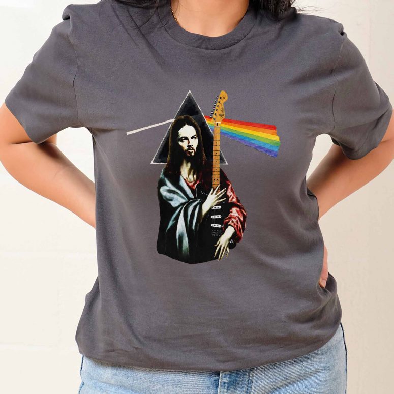 Pink Floyd Shirt - David Gilmour Jesus Dark Side Of The Moon Pink Floyd Shirt - David Gilmour Jesus Dark Side Of The Moon