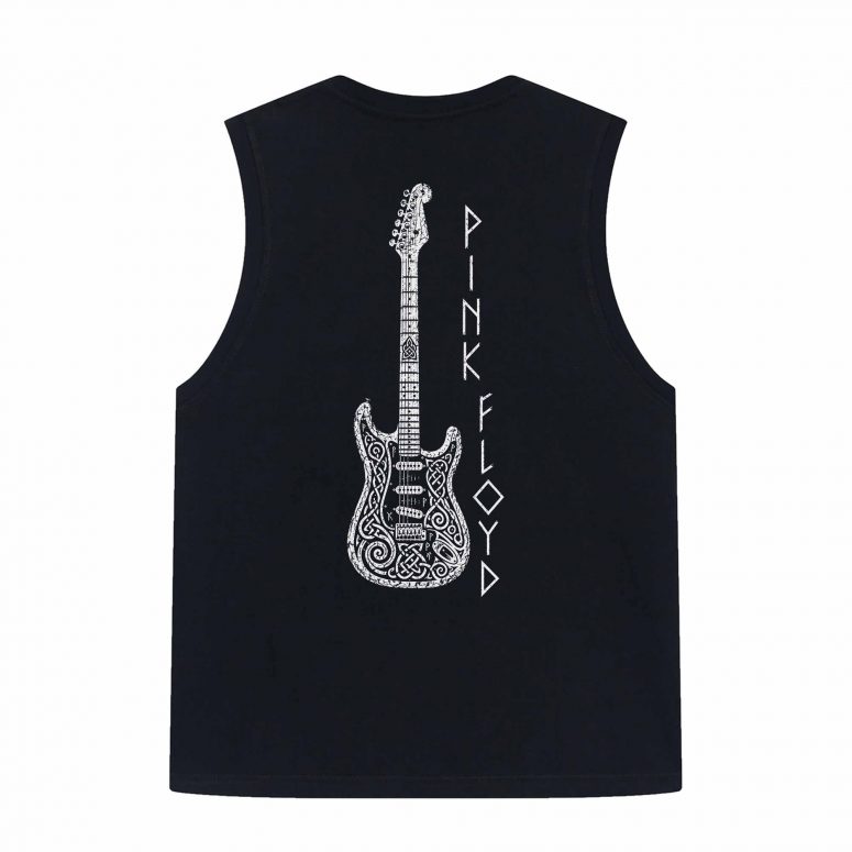 Pink Floyd Print Back Shirt - Viking 1969 Fender Stratocaster Electric Guitar Pink Floyd Print Back Shirt - Viking 1969 Fender Stratocaster Electric Guitar