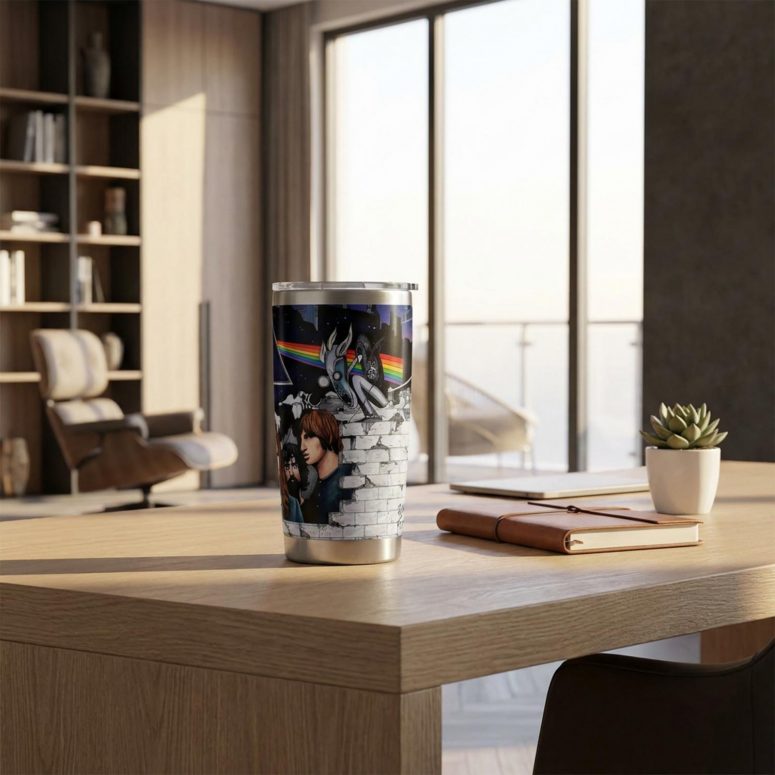 Pink Floyd Tumbler - Pink Floyd Member and Album WYWH DSOTM Pink Floyd Tumbler - Pink Floyd Member and Album WYWH DSOTM