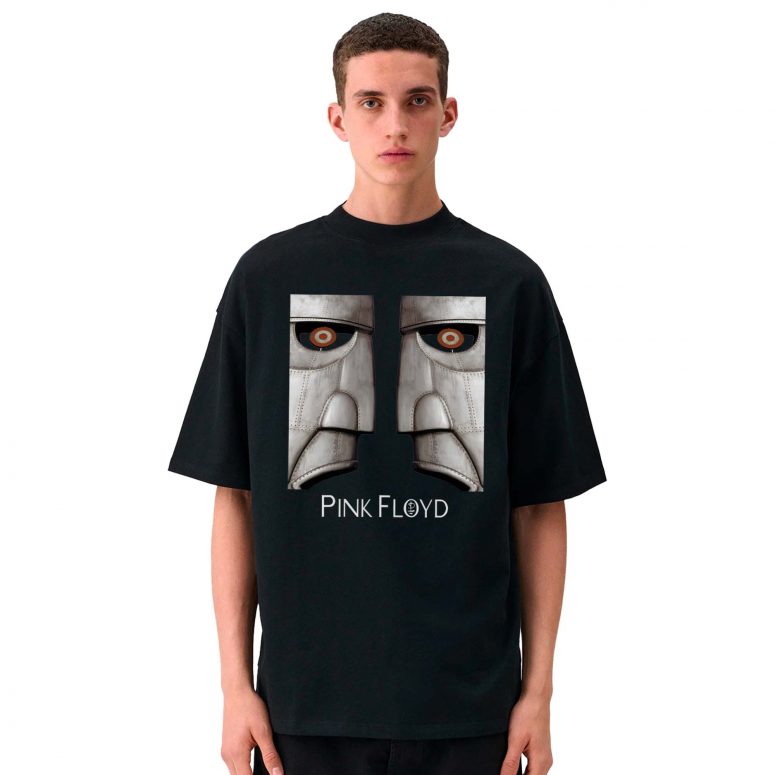 Pink Floyd Shirt - The Division Bell Metal Heads Close Up