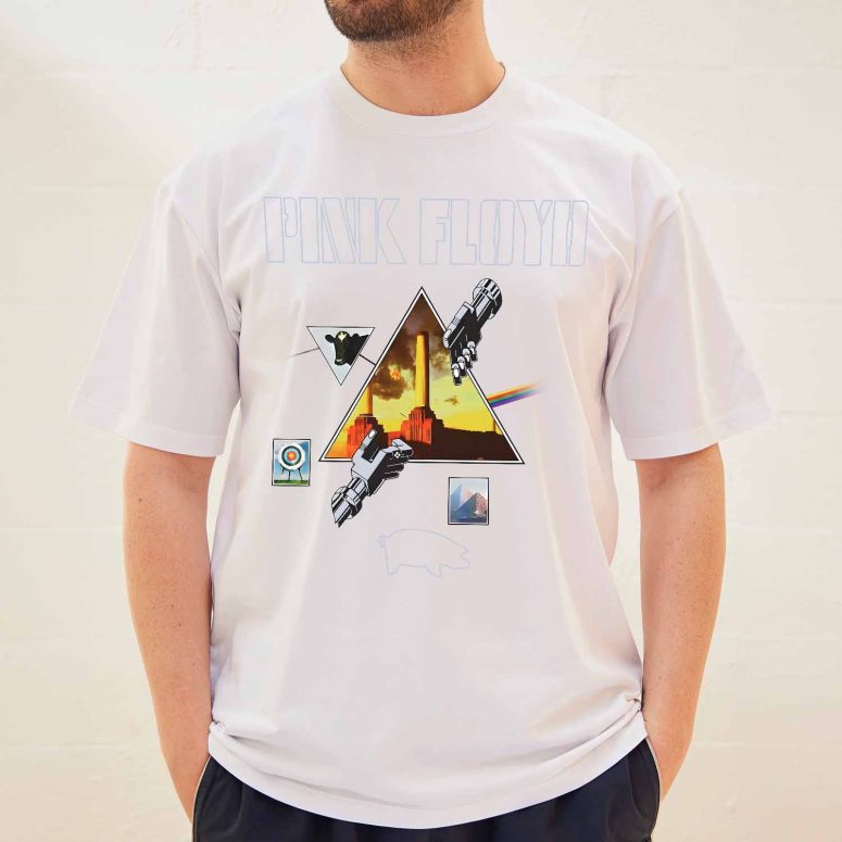 Pink Floyd Shirt - Albums Tee worn by David Gilmour 1979 Pink Floyd Shirt - Albums Tee worn by David Gilmour 1979