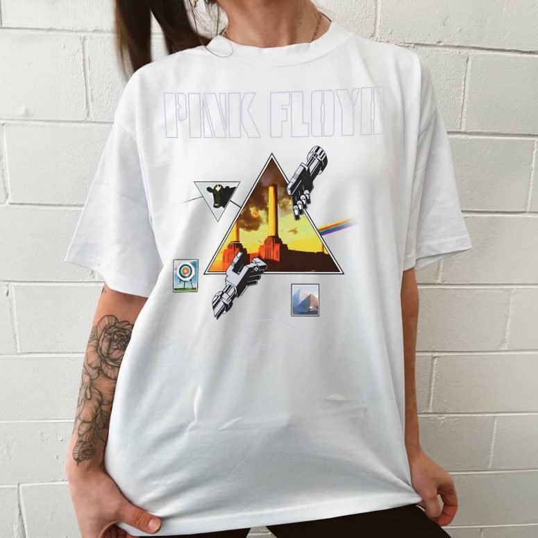 Pink Floyd Shirt - Albums Tee worn by David Gilmour 1979 Pink Floyd Shirt - Albums Tee worn by David Gilmour 1979