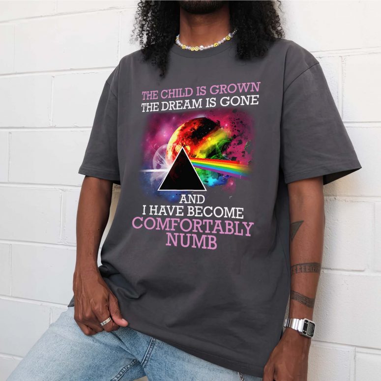 Pink Floyd Shirt - Comfortably Numb The Child Is Grown The Dream Is Gone