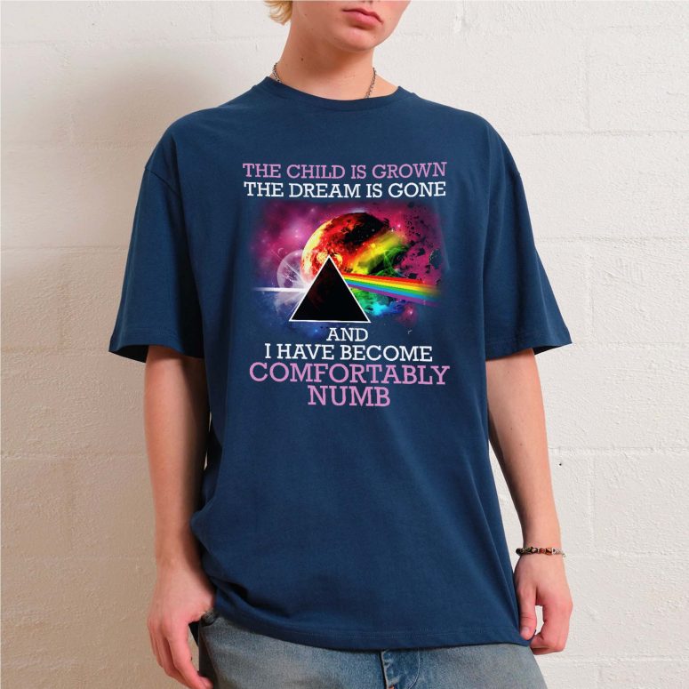 Pink Floyd Shirt - Comfortably Numb The Child Is Grown The Dream Is Gone