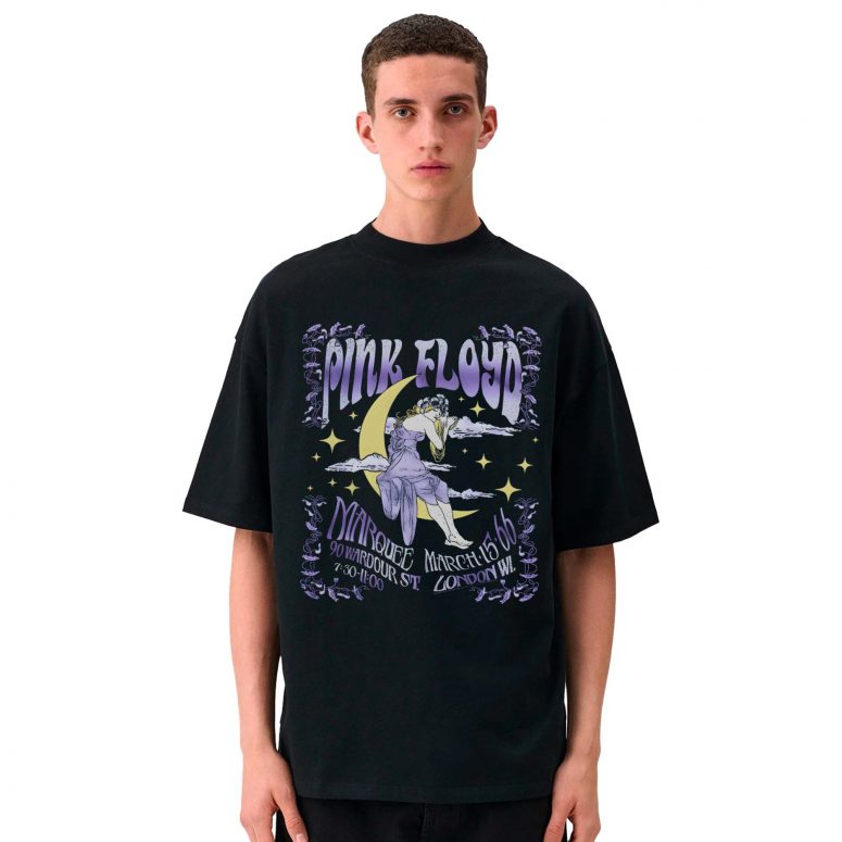 Pink Floyd Shirt - Moon Girl Marquee March 15 66 London Pink Floyd Shirt - Moon Girl Marquee March 15 66 London