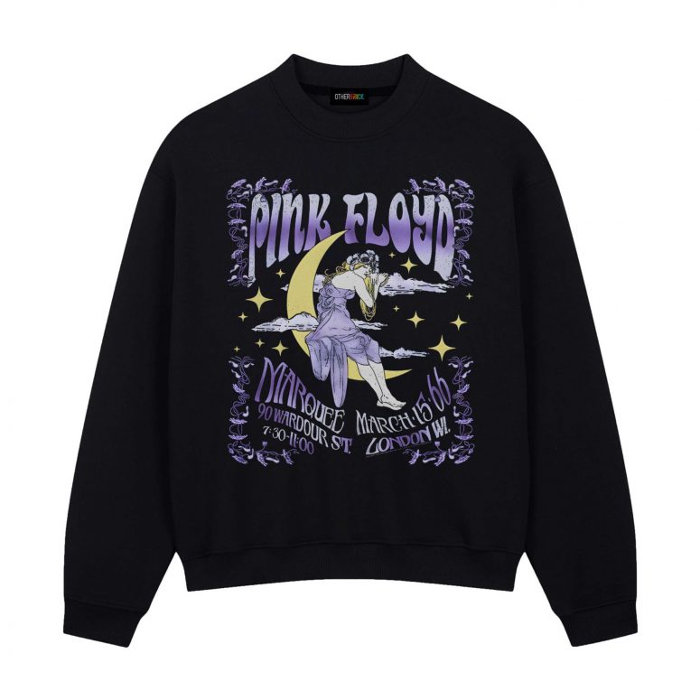 Pink Floyd Shirt - Moon Girl Marquee March 15 66 London Pink Floyd Shirt - Moon Girl Marquee March 15 66 London