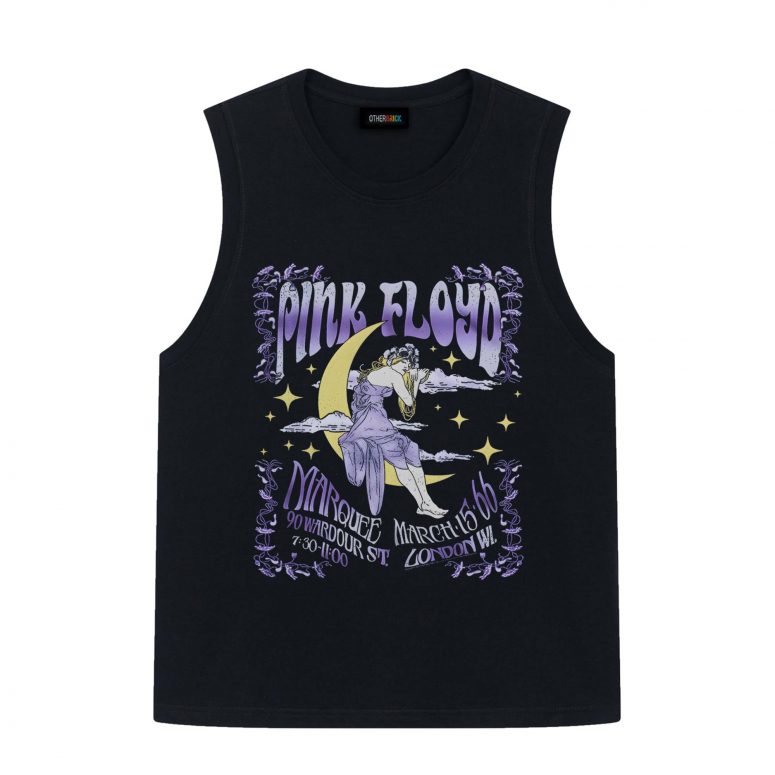 Pink Floyd Shirt - Moon Girl Marquee March 15 66 London Pink Floyd Shirt - Moon Girl Marquee March 15 66 London