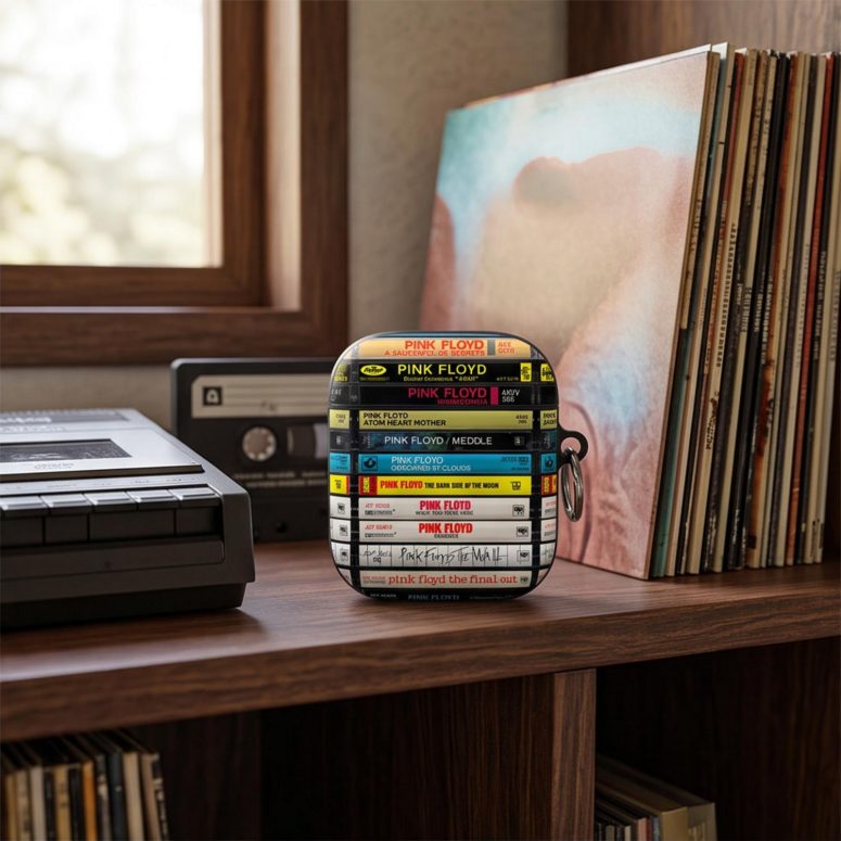 Pink Floyd Airpods Case - Albums Cassette Retro Collection